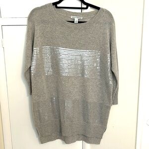 Autumn Cashmere cashmere sweater with sequins / sequin beading.